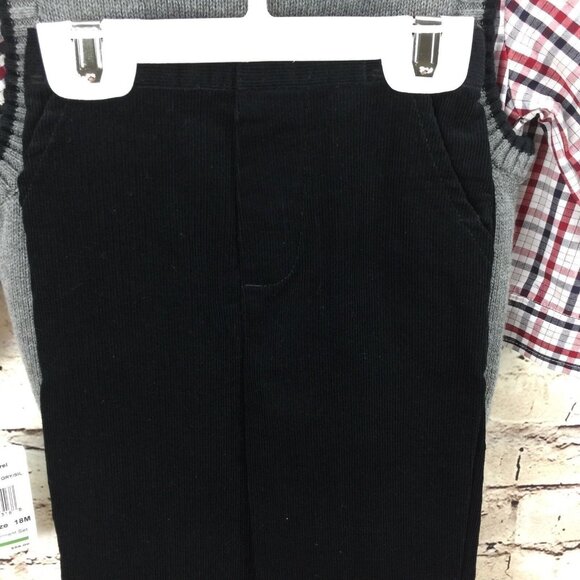 Good Lad Boys Outfit Size 24 M 2T Arglyes Sweater Vest Pant Toddler 3 Pc - Picture 5 of 7